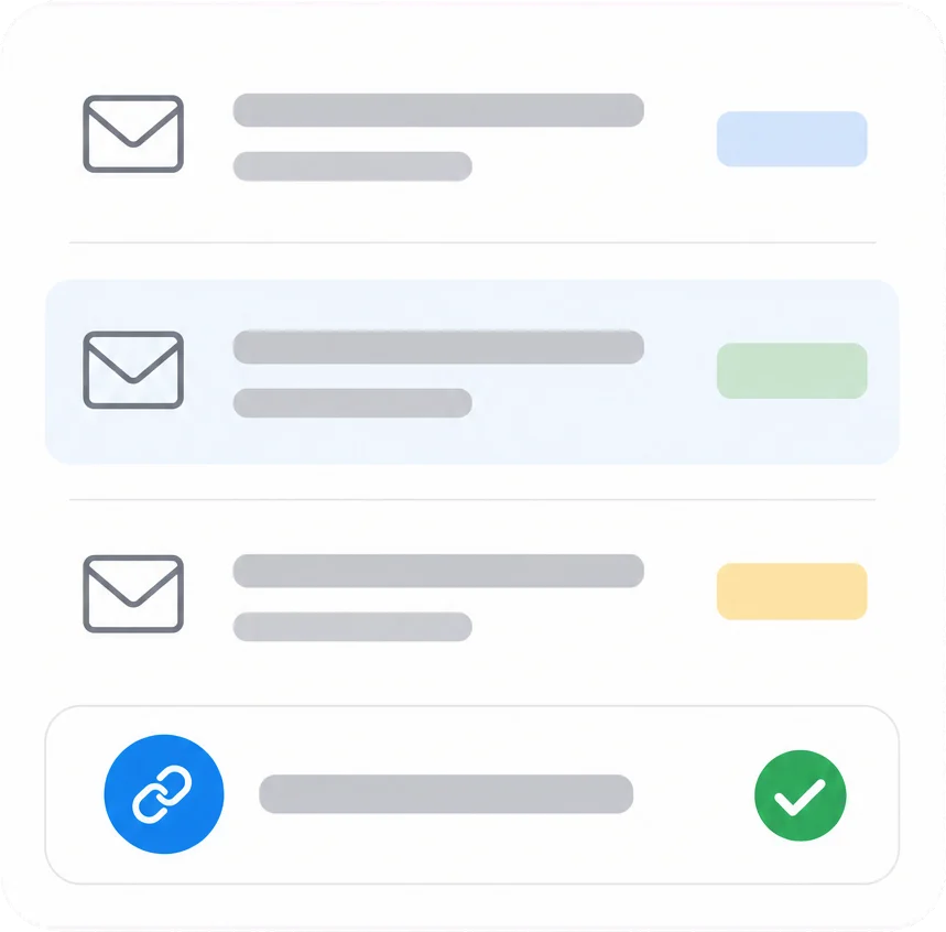 Eva labelling practice email and sending the right secure link